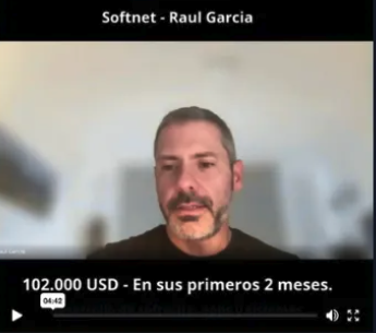 Caso de éxito — Softnet, +102.000 USD en sus primeros 2 meses