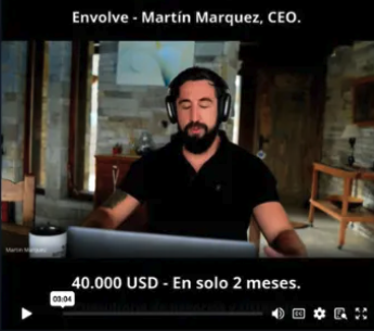 Caso de éxito — Envolve, +40.000 USD en 2 meses