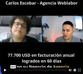 Caso de éxito — Agencia Weblabor, +77.700 USD anuales en 60 días